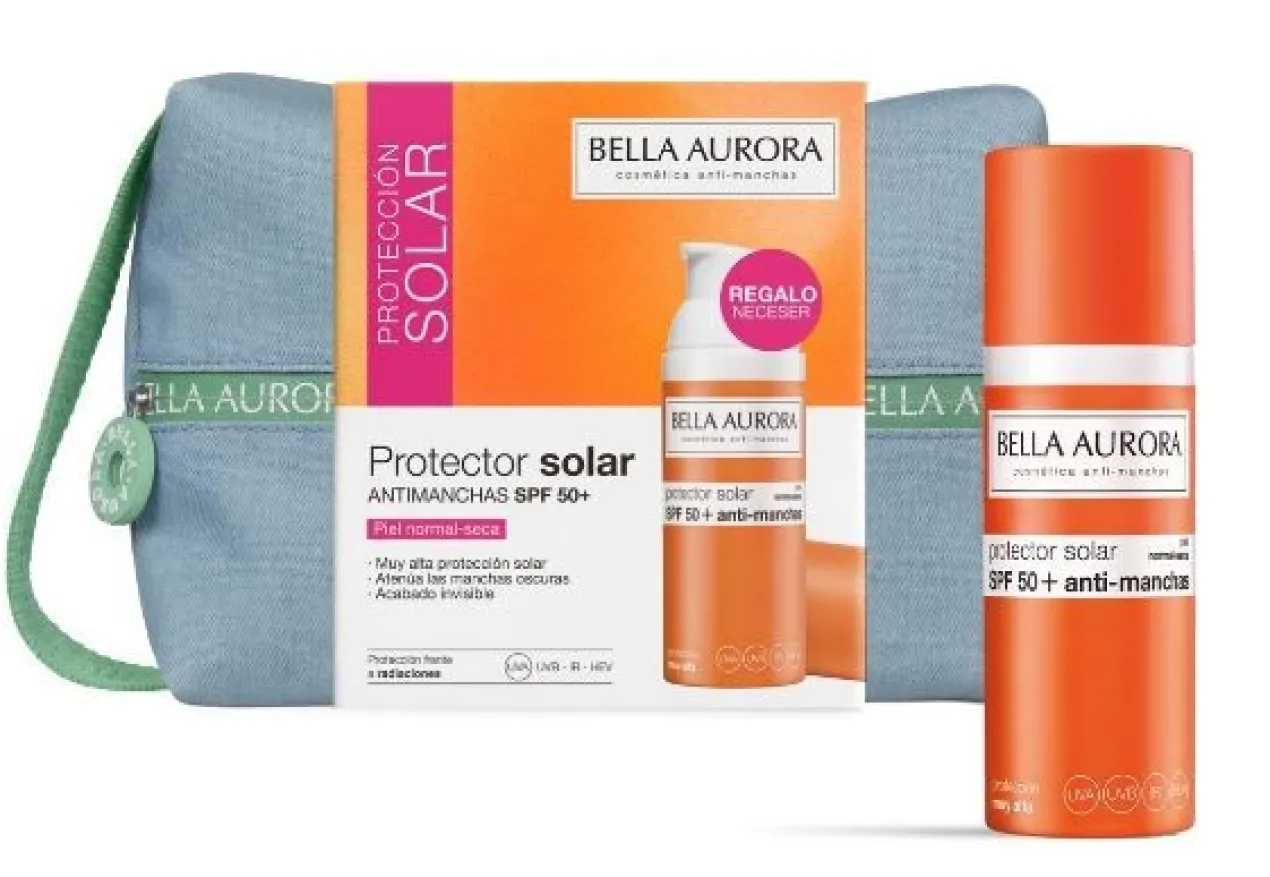 Pack Sun Fluide Solaire SPF50 Peau Sèche + Trousse Jean