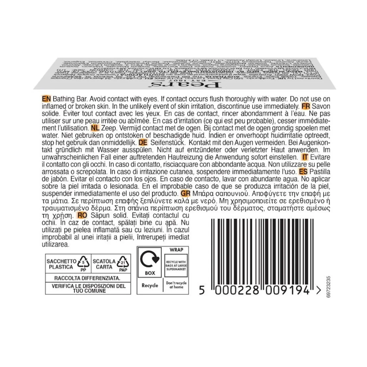 Pain de Savon Ambre