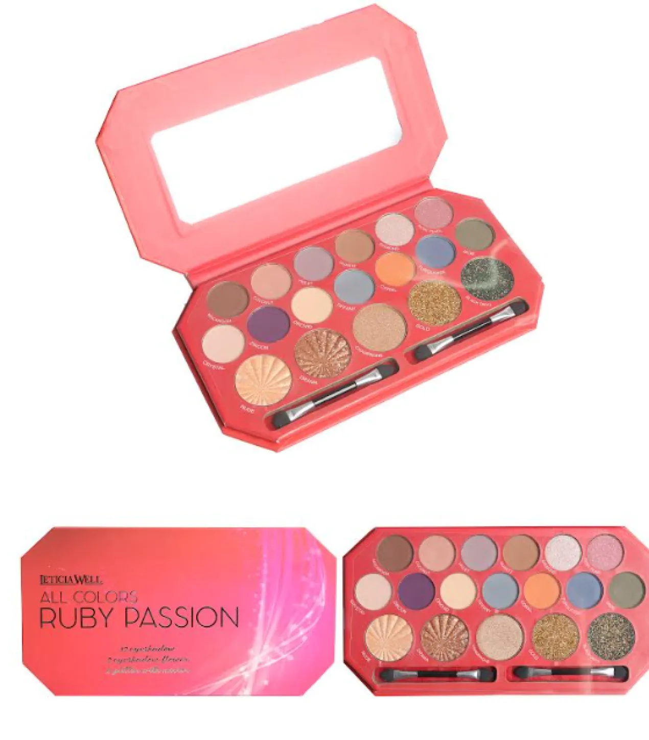 Palette de fards à paupières Ruby Passion