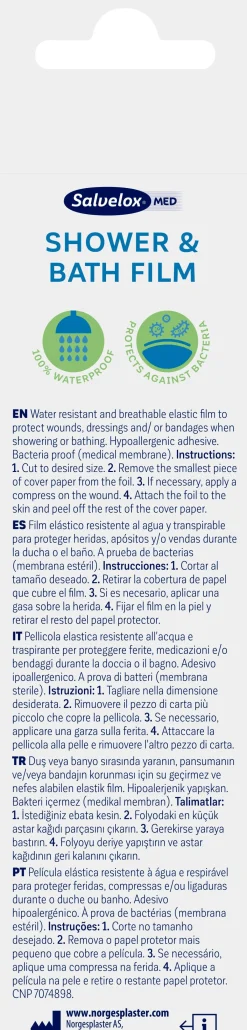 Pansement protecteur pour la douche et le bain