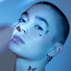 Party Lab Butterfly & Flowers Eye Tattoo