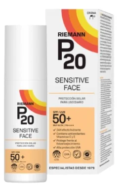 P20 Écran Solaire Visage Sensitive SPF50+