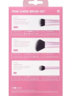 Peak Cheek Set de 3 Pinceaux pour le teint