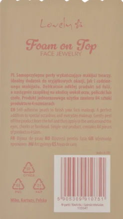 Pierres Stickers Visage Foam On Top