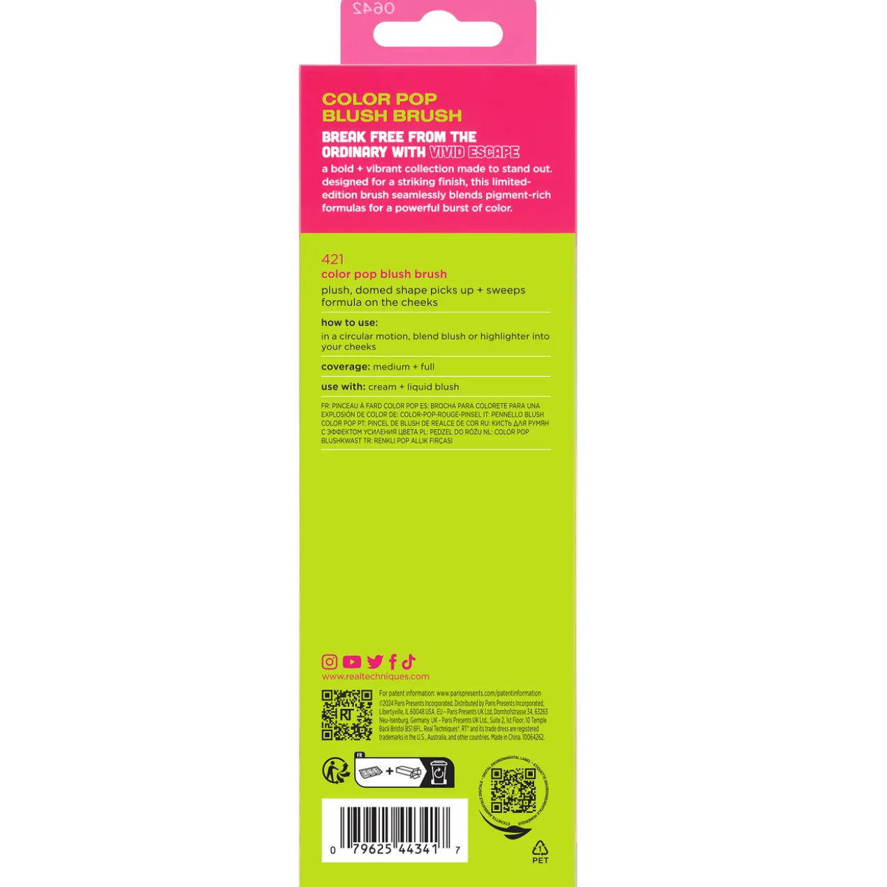 Pinceau blush Color Pop Vivid Escape