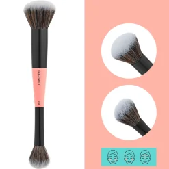 Pinceau Double pour Blush Crème et Illuminateur Duo Twist DT4
