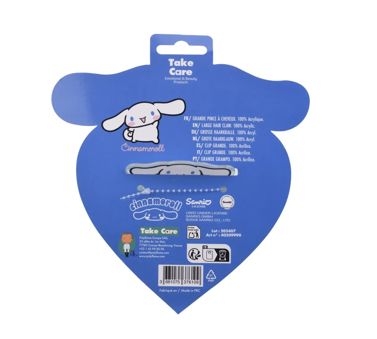 Pince à Cheveux Cinnamoroll