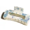 Pince à Cheveux Marble Rectangulaire