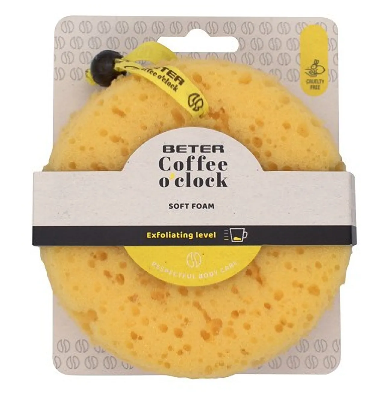 Éponge de bain Coffee O'clock exfoliante