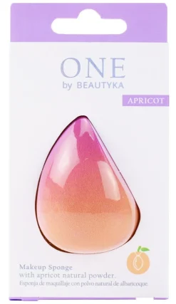 Éponge de maquillage au poudre naturelle d’abricot