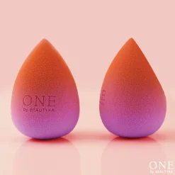 Éponge de maquillage au poudre naturelle d’orange