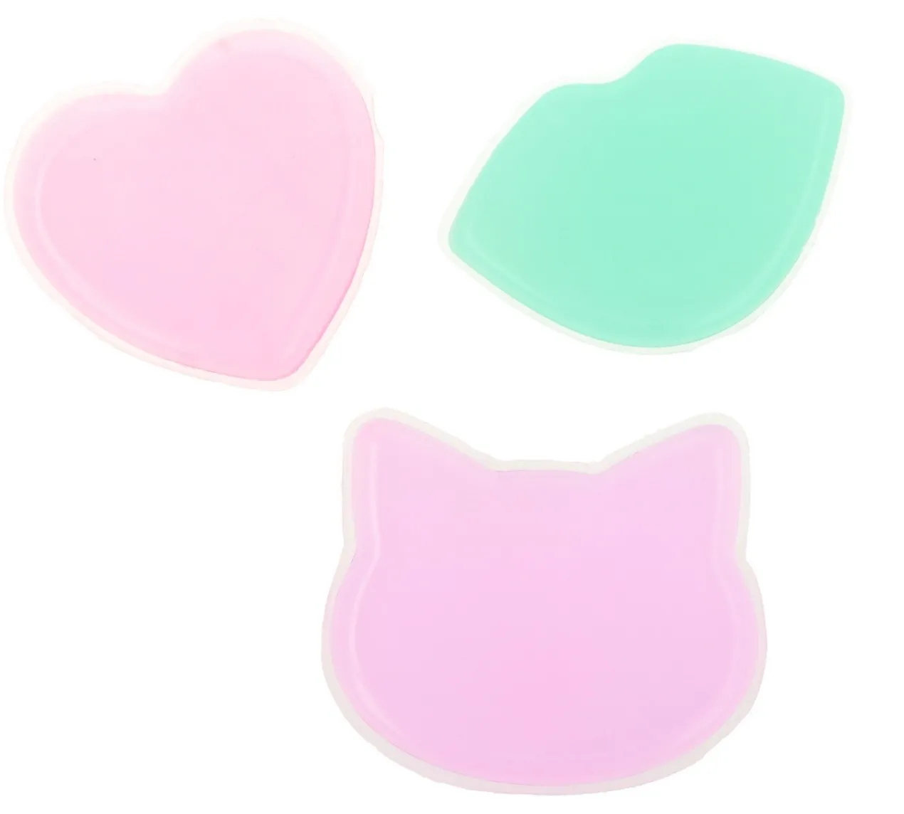 Éponge de maquillage en silicone assortie