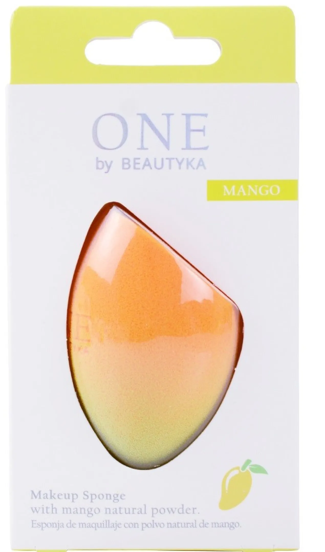 Éponge de maquillage à la poudre naturelle de mangue