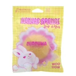 Éponge Konjac au Curcuma