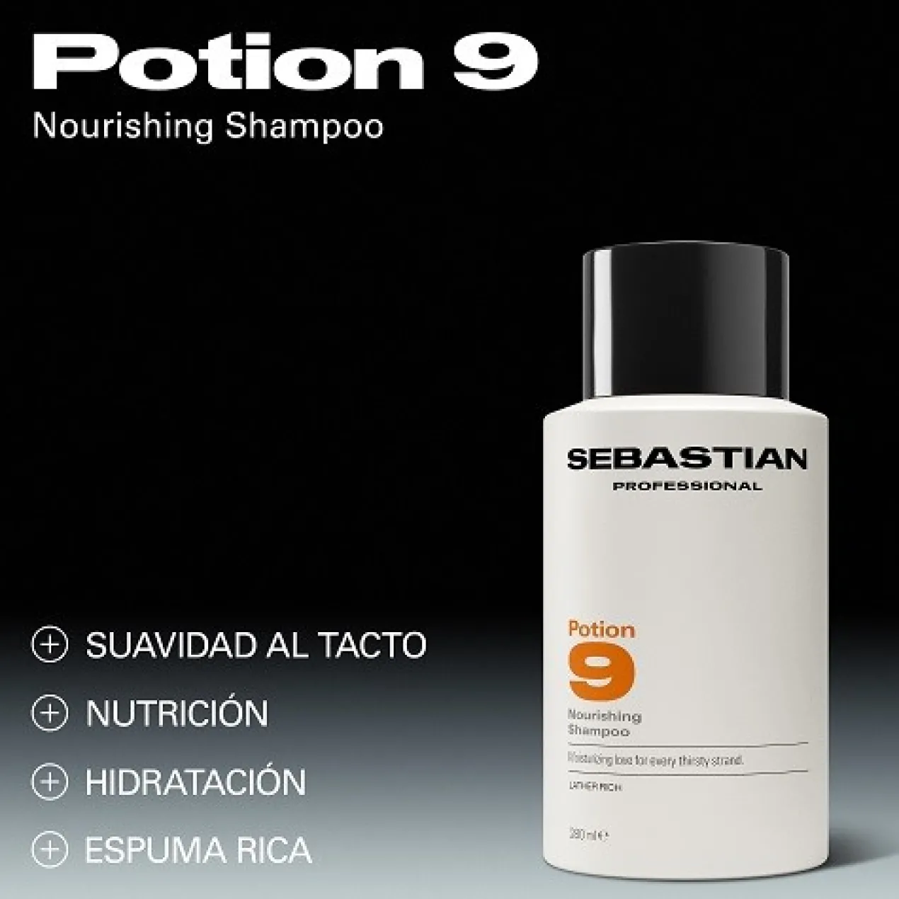 Potion 9 Shampoing Nutritif et Hydratant Professionnel
