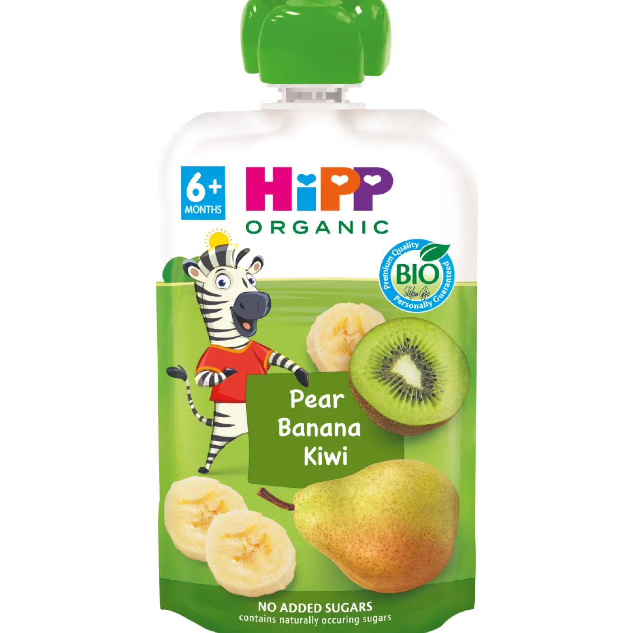 Pouche 100% Fruits Poire, Banane et Kiwi BIO