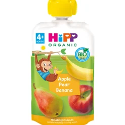 Pouche 100% Fruits Pomme, Poire et Banane BIO