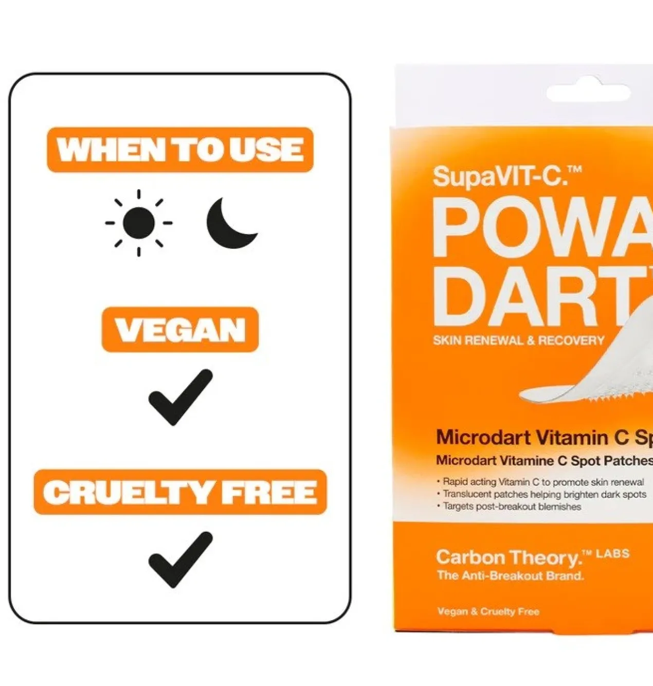 Powa Dart Microdart Patchs à la Vitamine C