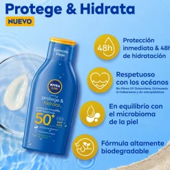 Protège & Hydrate Lotion Solaire SPF50+ Format Voyage