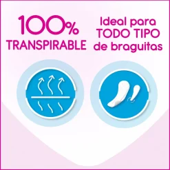 Protège-slip Cotton Feel Flexiform Absorption Normale Sans Parfum