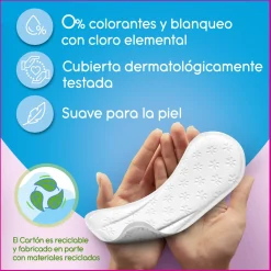 Protège-slip Cotton Feel Flexiform Absorption Normale Sans Parfum