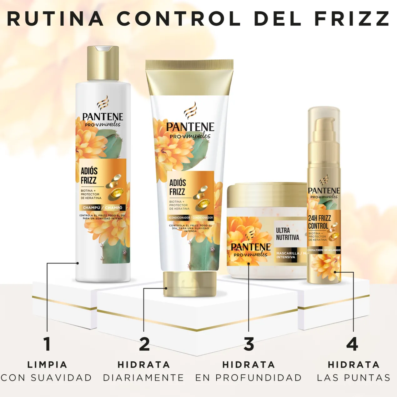 Pro-V Miracles Instant Frizz Control Crème de Coiffage sans Rinçage