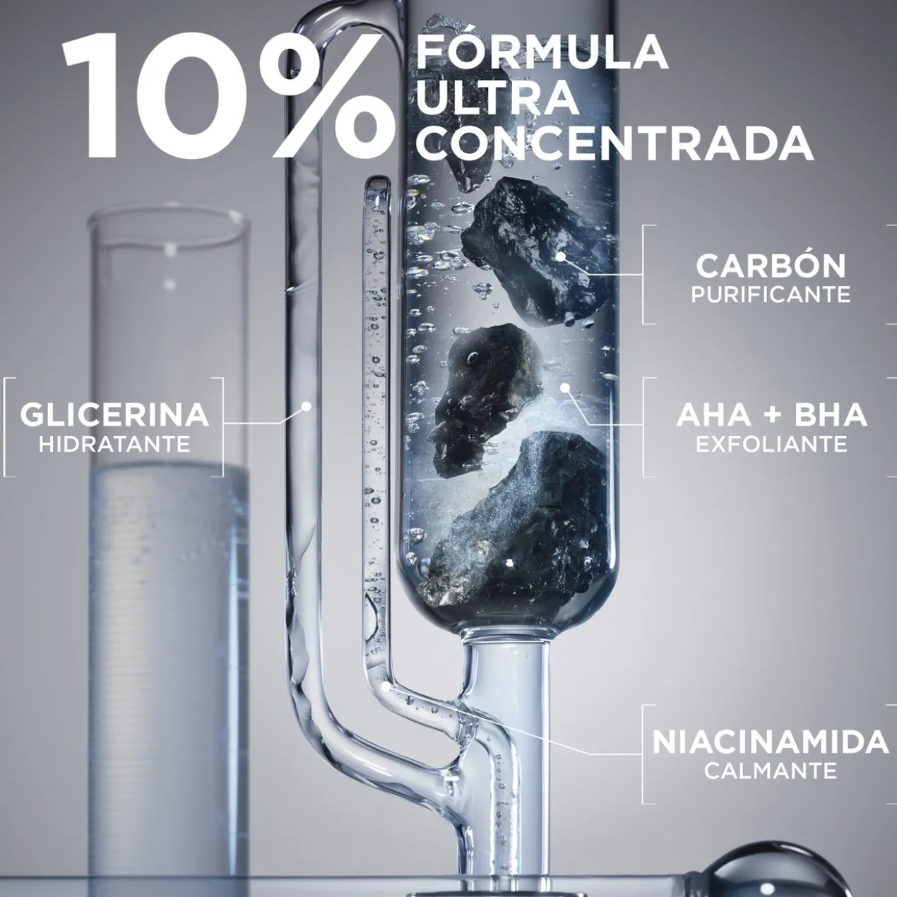 Pure Active Crème Hydratante Matifiante avec AHA + BHA + Charbon