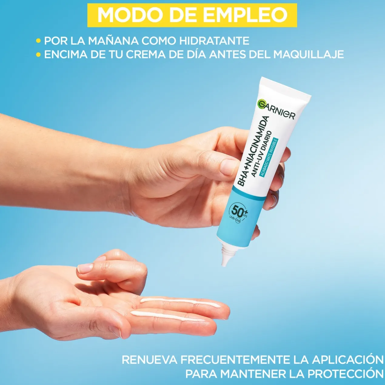 Pure Active Fluide UV Quotidien avec BHA + Niacinamide SPF50+