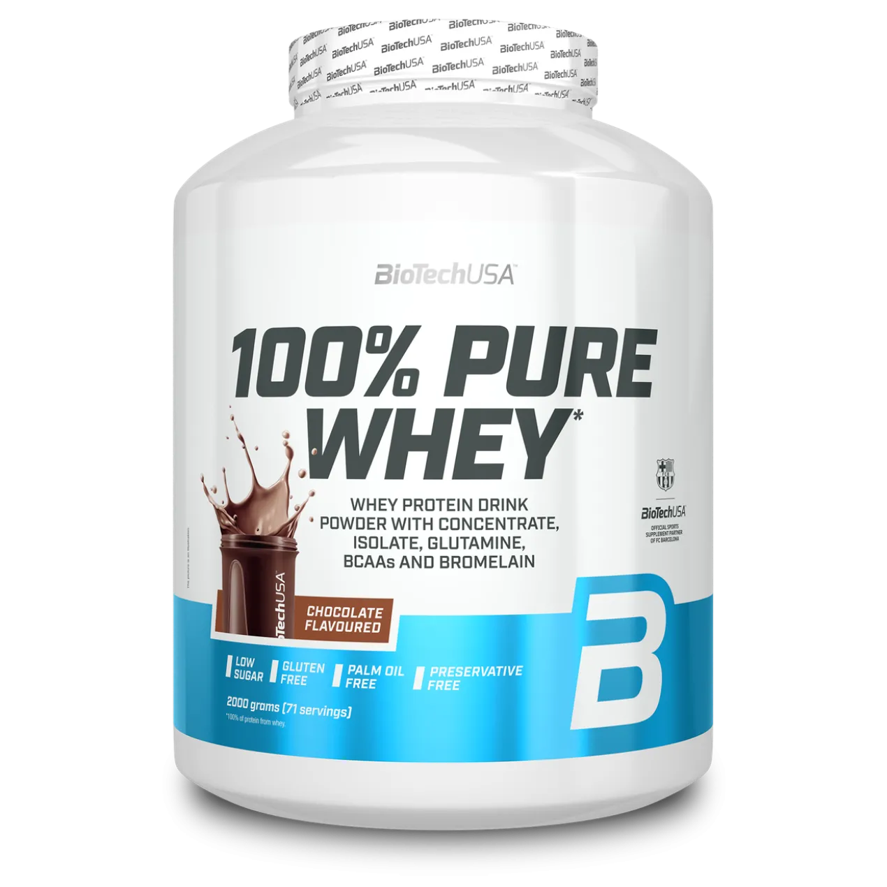 100% Pure Whey Chocolat complément alimentaire en poudre