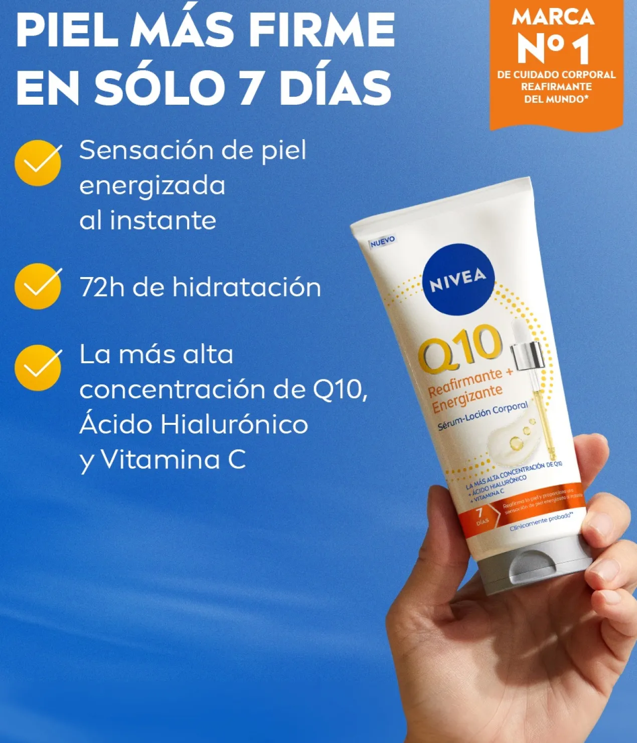 Q10 Sérum-Lotion Corporelle Raffermissante et Énergisante