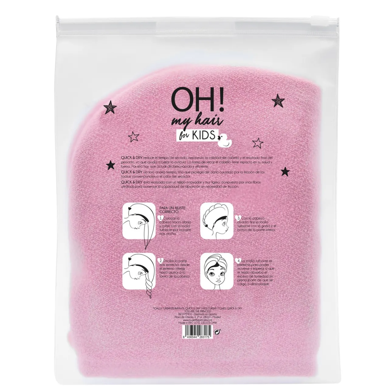 Quick & Dry Serviette Turban Enfant