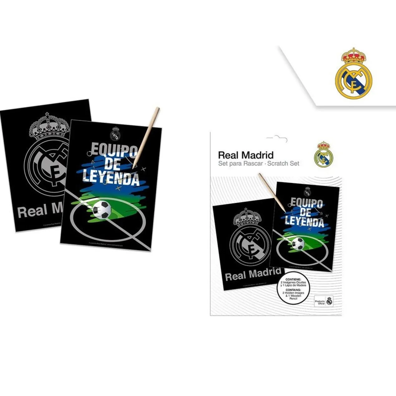 Real Madrid Set à Gratter