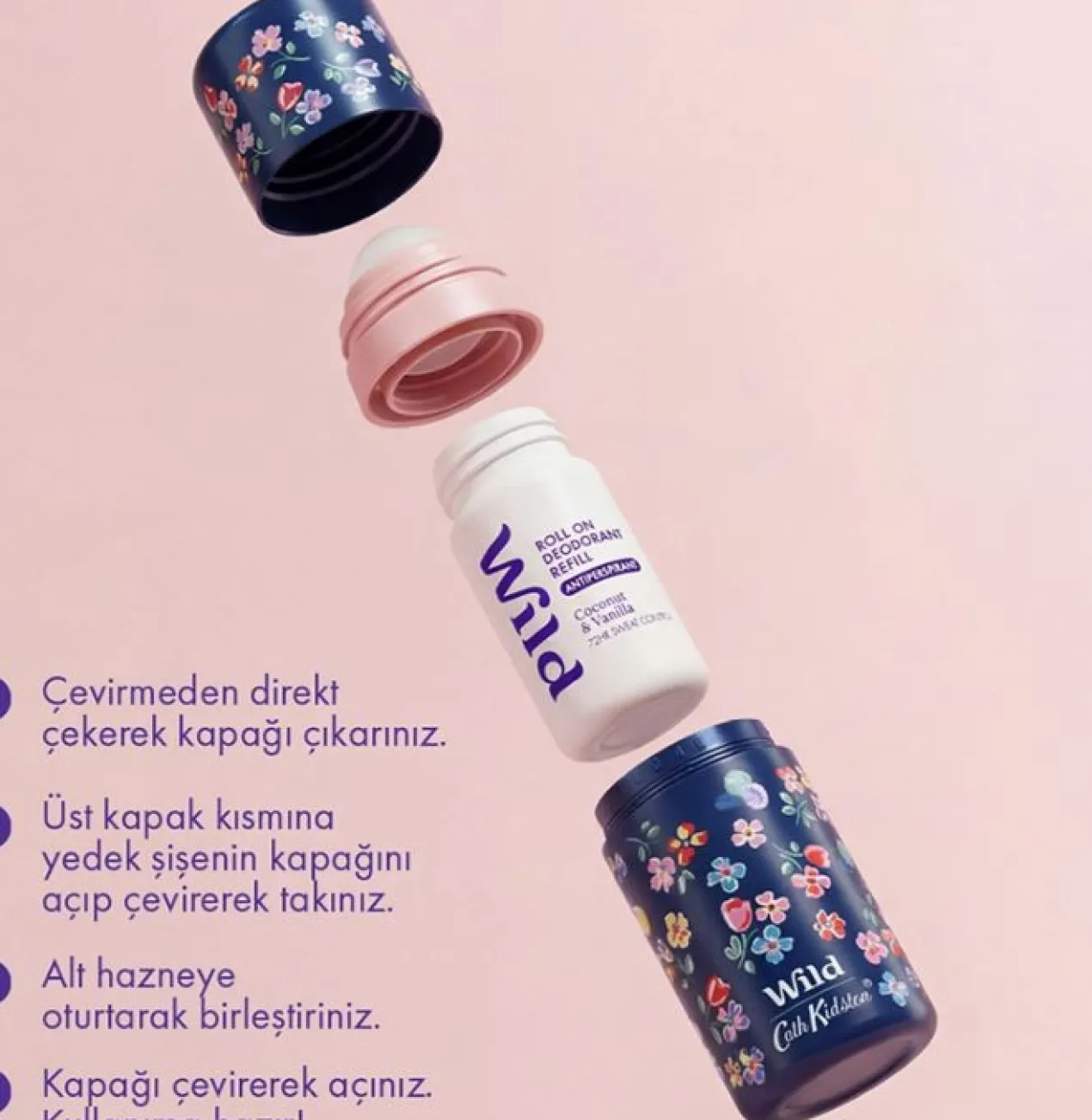 Recharge de Déodorant Roll-On Coconut & Vanilla