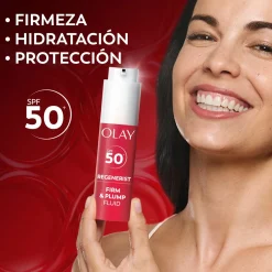 Regenerist Firm & Plump Fluide Visage SPF50+ aux Peptides de Collagène