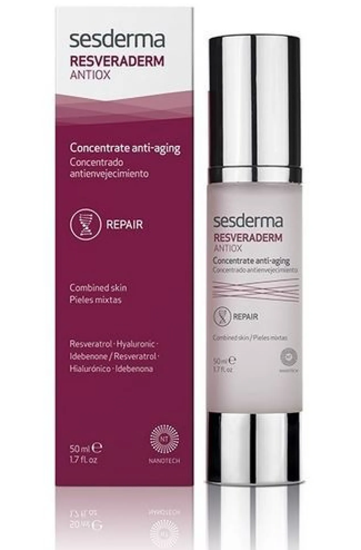 Resveraderm Antiox Crème Gel Concentré Anti-Âge