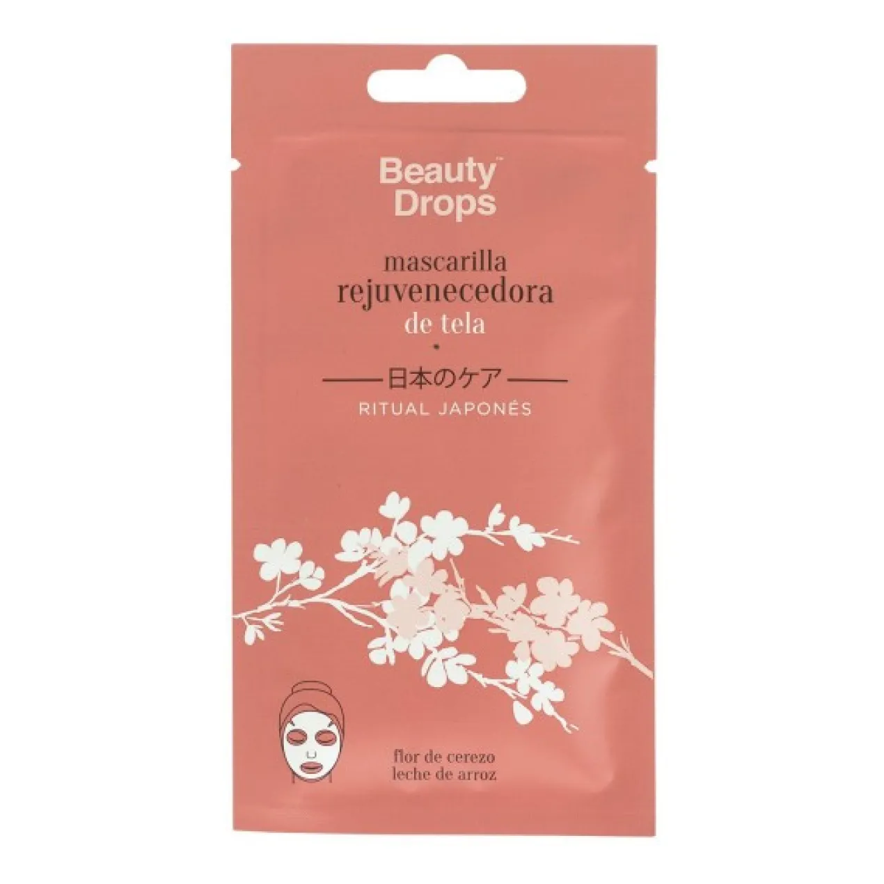 Rituel Japonais Masque pour le Visage Rajeunissant en Tissu