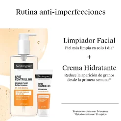 Routine Visage Anti-Imperfections Nettoyant + Hydratant