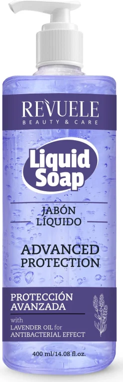 Savon liquide antibactérien à l’huile de lavande