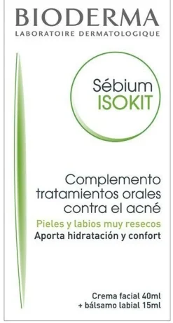 Sebium Isokit Crème visage et Baume pour les lèvres