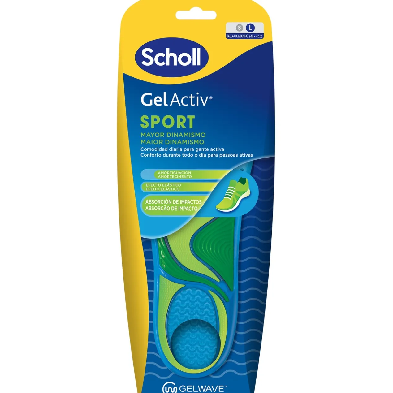 Semelles Gel Activ sport homme