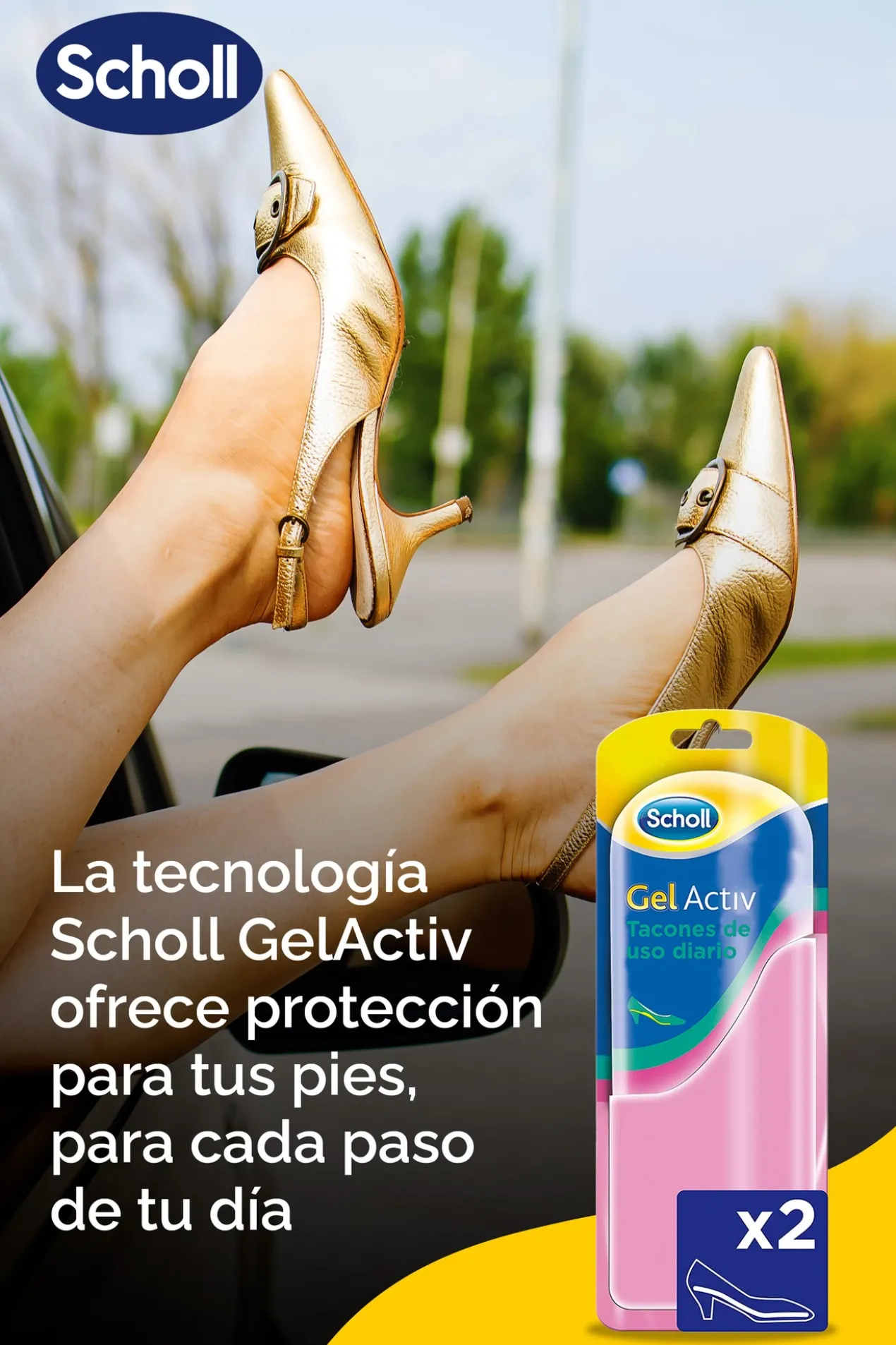 Semelles Gel Activ Talons Quotidiens