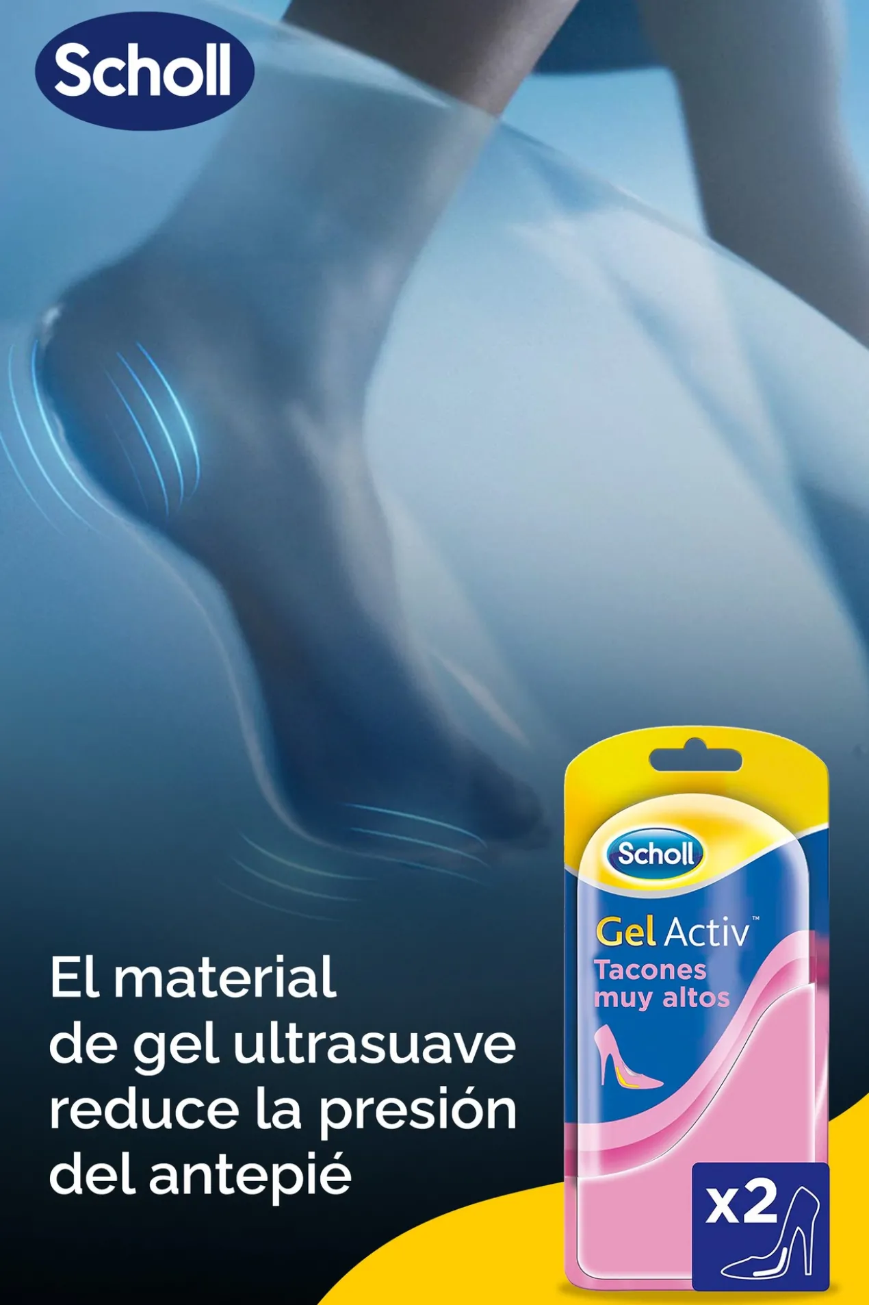 Semelles Gel Activ Talons Très Hauts