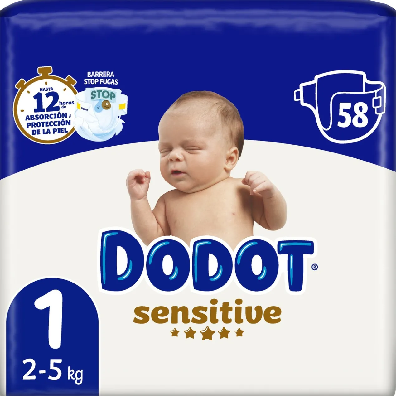 Sensitive Taille 1 Couches Bébé 2-5kg