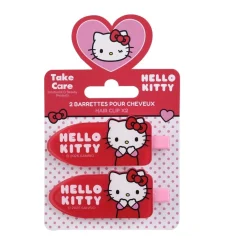Set 2 Barrettes pour Cheveux Hello Kitty