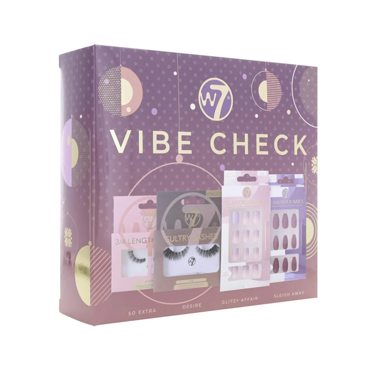 Set Cadeau Vibe Check Faux Cils et Faux Ongles
