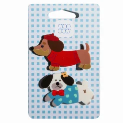 Set 2 Clips Perrito Doggy Fun
