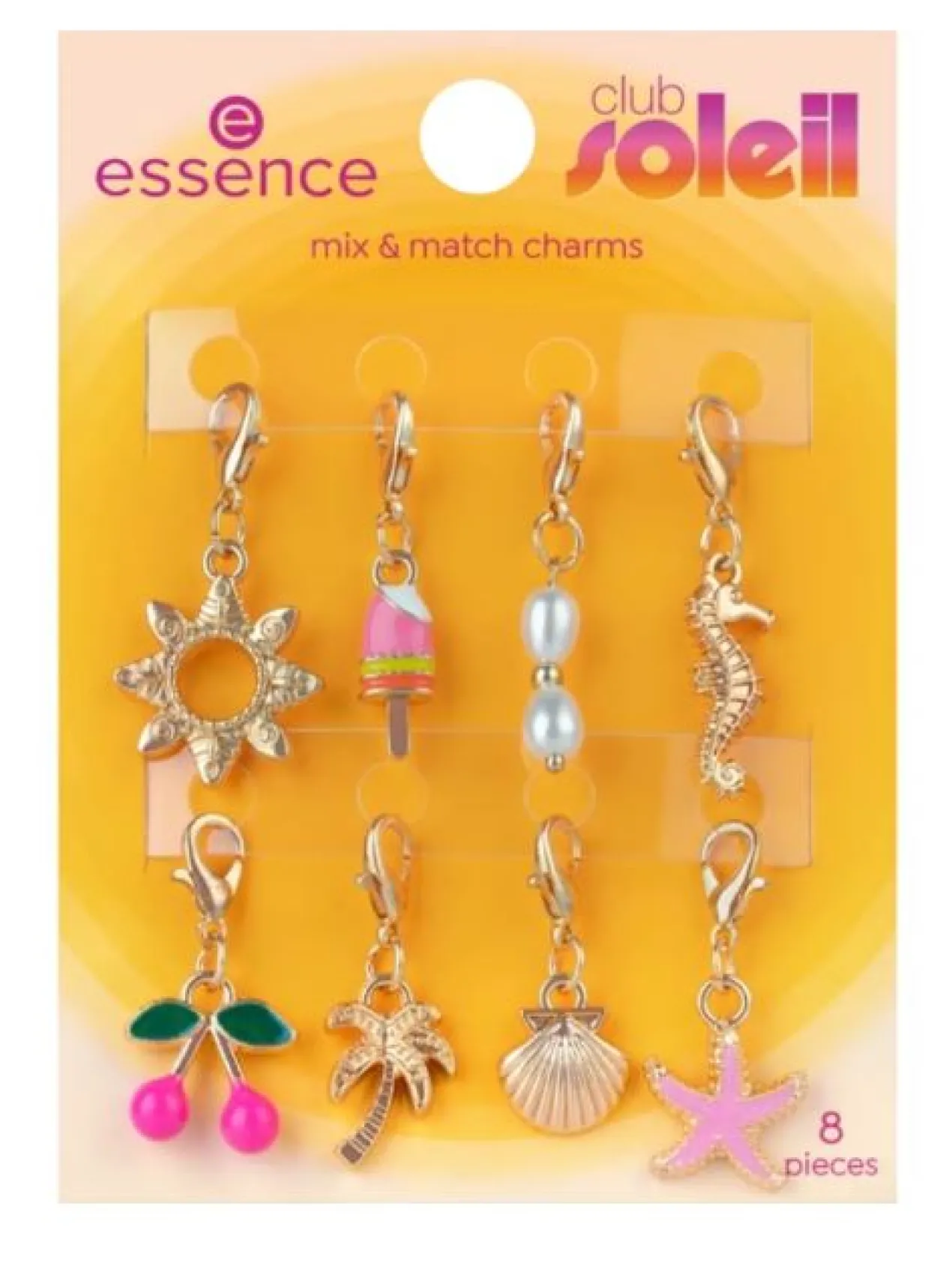 Set de 8 charms Mix & Match Club Soleil