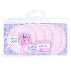 Set de 5 Disques Réutilisables With Love