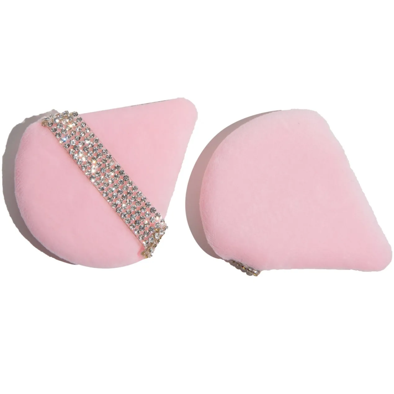Set de 2 Houppettes de Maquillage Glam