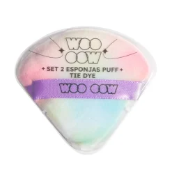 Set de 2 Houppettes Maquillage Tie Dye